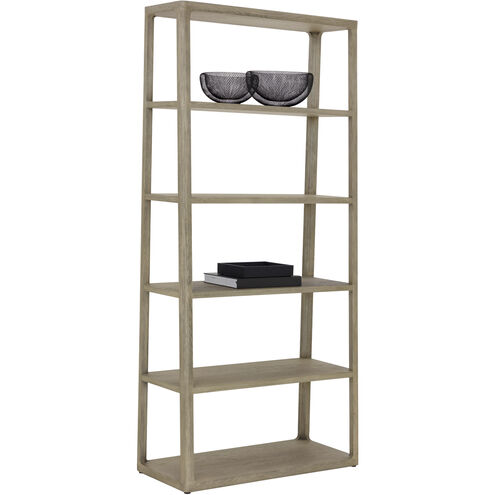 Doncaster Smoke Grey Bookcase, Large